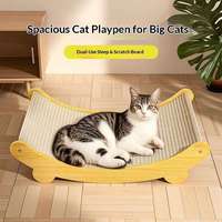 Griffoir pour chat en sisal écologique, protecteur de canapé, lit pour chat intégré, griffoir vertical, durable, résistant aux griffures