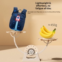 Sac à dos d'école maternelle 1-6 ans ultra-léger avec protection de la colonne vertébrale, anti-perte, motif dessin animé, unisexe, sac d'école mignon à motif de dessin animé
