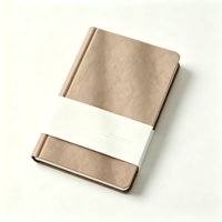 Carnet de notes en cuir PU personnalisé avec couverture rigide, logo en relief, couleur mate unie, pages intérieures personnalisées, agenda pour le bureau et les affaires