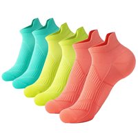 Offres Spéciales Chaussettes Courtes de Course en Coton pour Hommes, Décontractées, Athlétiques, Invisibles, à Motif en Maille, Personnalisables, Marque OEM
