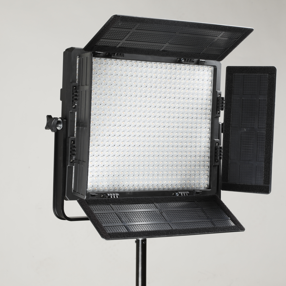 FALCONEYES 150W 2500-9900K LED Color Temperature Panel Light for Photography Equipment Kit