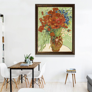 Jarrón de Van Gogh con amapolas, margaritas y crisantemos, impresión artística, reproducción de alta calidad para decoración del hogar - Product Image 2