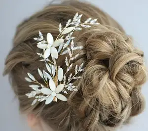 Décoration de mariage vintage, accessoires de cheveux pour femmes