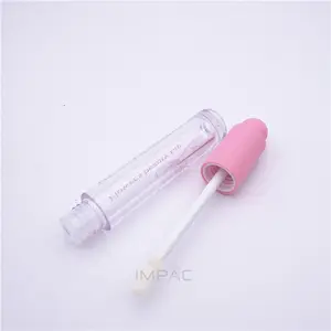 Private Label Customizable Cosmetic Transparent Concealer Bottle With Brush 3ml