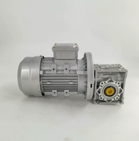 Moteur à engrenages à montage sur bride 220V/380V NMRV50, réducteur de vitesse, petite boîte de vitesses à vis sans fin pour moteur asynchrone de 0,75KW
