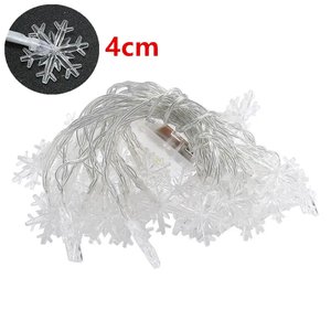 Guirnalda de Luces LED Navideñas a <span class=keywords><strong>Pilas</strong></span> con Estrellas Hadas, Iluminación Decorativa para Interiores, Exteriores y Jardín - Product Image 6