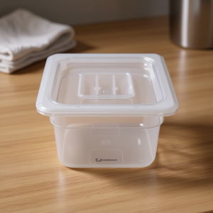 Inserto de Policarbonato 1/6 de 6 cm con Tapa Cambro Shorbull - Product Image 2