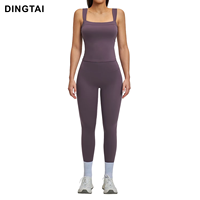 Ensemble de yoga 2 pièces personnalisé avec logo pour femme – Tenue de sport respirante en Spandex pour le printemps, idéale pour la course et les activités de plein air