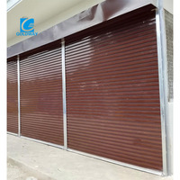 Moteur de volet roulant en alliage d'aluminium, porte roulante anti-effraction, panneau de porte épais, porte à enroulement pour magasin