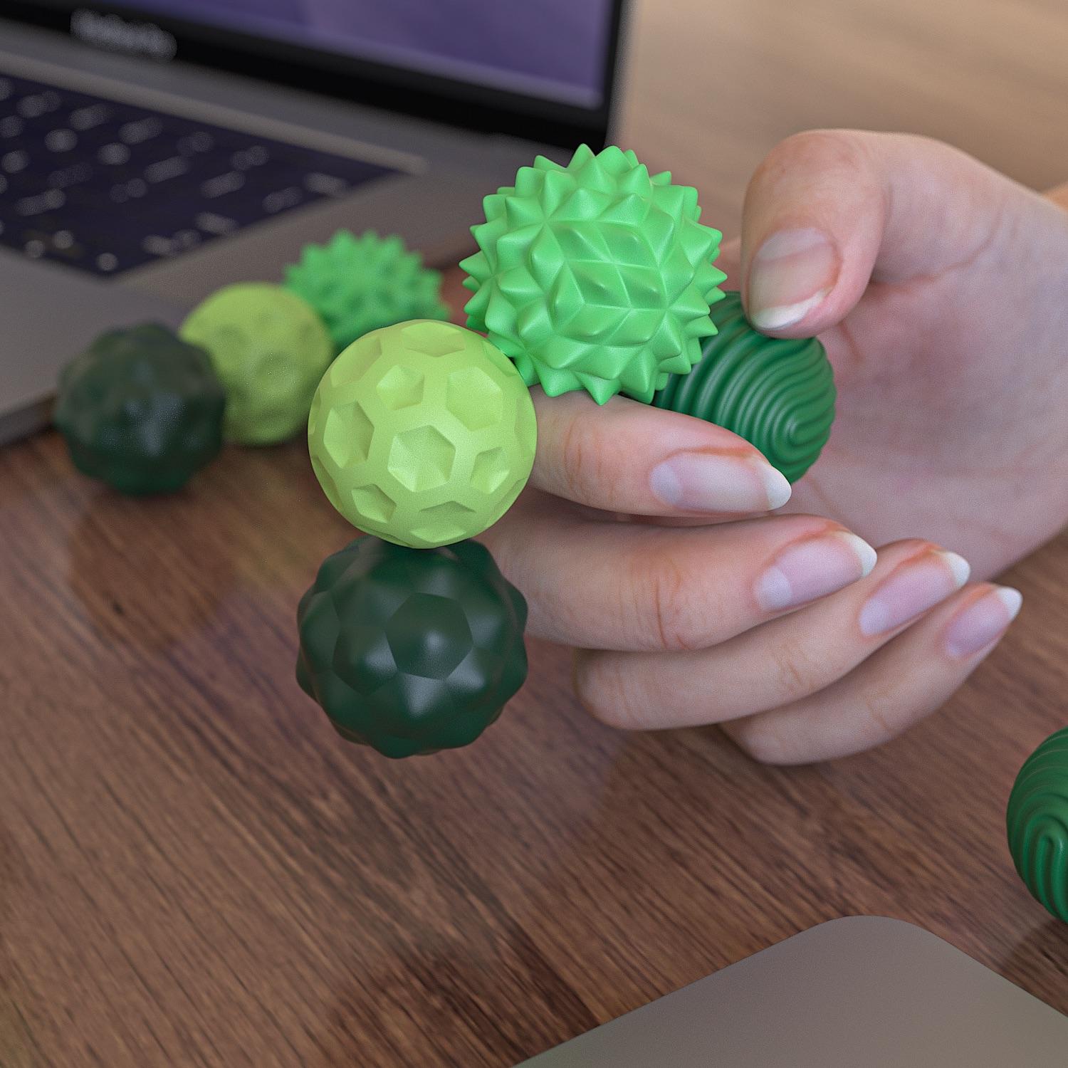 Magnetic Balls Fidget Toy,EDC Anti Stress Relief Toys Antistress Anxiety Sensory Silicone Magnet Ball for Adult Kids Autism ADHD