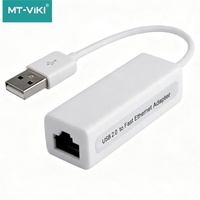 Adaptador de Red USB a RJ45 Externo sin Controladores, Directo de Fábrica, con Cable - En Stock