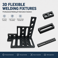 Gabarits et Fixations de Positionnement de Soudage Réglables, Accessoires de Serrage Modulaires de Haute Précision pour Table de Soudage Flexible 3D