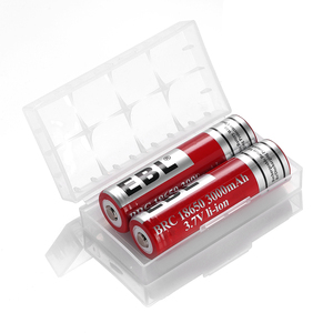 Baterai Isi Ulang Li-Ion EBL 18650 3.7V 3000mAh Kemasan OEM EBL - Product Image 1