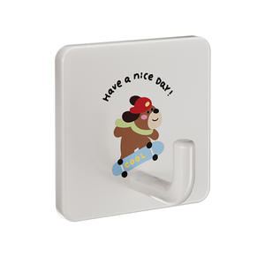 Crochet adhésif puissant rectangulaire mural sans perçage, crochet de rangement robuste pour portes et murs, aucun perçage requis - Product Image 1