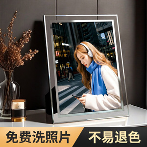 Cadre photo en cristal Wagas 67-8 pouces, support d'affichage rectangulaire en verre DIY, impression numérique haut de gamme, style ethnique - Product Image 5