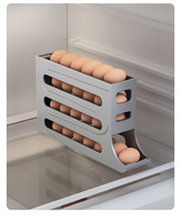 Organisateur de séparateurs d'oeufs Plateau porte-oeufs de qualité alimentaire Organisateur d'oeufs à rouleaux automatique