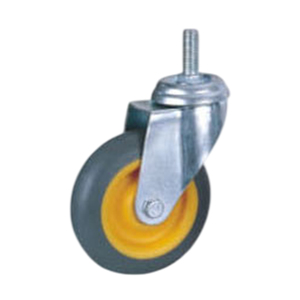 Rueda para Cama Médica de Alta Calidad con Núcleo de TPR y PP, Rodamiento Simple, Capacidad de Carga de 40kg-130kg - Product Image 1