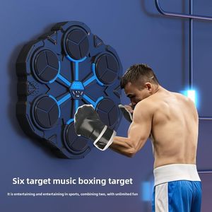 Jouet cible de boxe de musique polygone pour enfants et adolescents avec gants Jeu <span class=keywords><strong>d</strong></span>'entraînement de réaction amusant pour la concentration et la coordination - Product Image 5