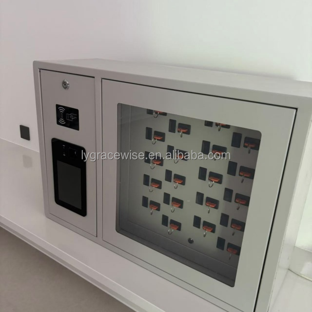 Intelligent Smart Key Cabinet 10 Slots Face Recognition Management of Company Car Keys Cabinet Self-srvice Key Box