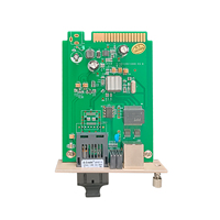 Gigabit/100Mbps/1000Mbps SMF/MMF Émetteur-récepteur à fibre optique simple/double Convertisseur de média enfichable Monté en rack à 16 emplacements pour FTTH