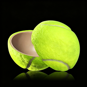 Ballons de tennis pressurisés pour l'entraînement scolaire, qualité compétition, feutre durable, taille officielle, rebond constant - Product Image 2