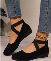 Chaussures plates confortables pour femmes - Ballerines à bout pointu, design simple et décolleté pour toutes les saisons