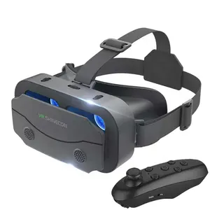 VR Óculos Realidade Virtual Headset Viar Dispositivos Capacete Para Smartphones Phone Mobile Game Acessório