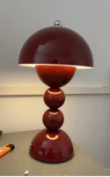 Lampe de table sans fil rechargeable tactile LED de luxe pour salon, veilleuse LED