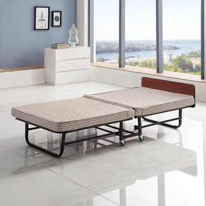 <strong>Single</strong> Portable <strong>Folding</strong> Bed with Foam <strong>Mattress</strong> - Product Image 1