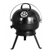 Barbecue portable de style américain, barbecue au charbon de bois de 14 pouces pour le camping en plein air, barbecue de jardin