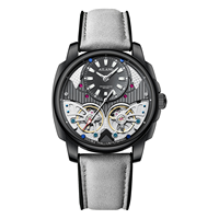 Nouvelle Montre Mécanique 2026 Double Tourbillon Luxe Automatique Phase de Lune Étanche 3 ATM