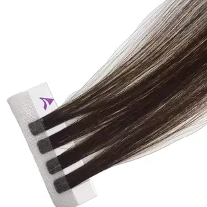 Desain terbaru 100% manusia Virgin Remy rambut sambungan V cahaya ganda untuk wanita