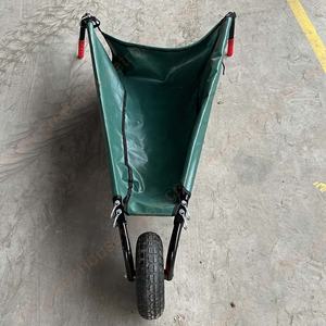 บ้านและสวนสาลี่ง่ายพับลานรถเข็น/โหลดพื้นดินสาลี่พับล้อรถเข็นสวนรถเข็นพับได้ - Product Image 4