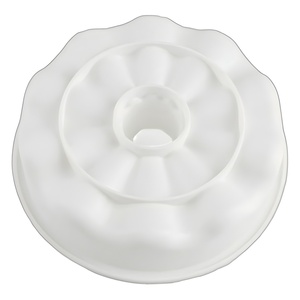TangChu Crown-shaped <b>Silicone</b> Mousse Cake Mold French Dessert DIY Round Wreath <b>Baking</b> Tray Oven Safe - Product Image 5