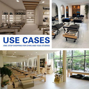 Ensemble d'entraînement complet Wunda <span class=keywords><strong>chaise</strong></span> Pilates <span class=keywords><strong>chaise</strong></span> chêne érable équipement de Fitness <span class=keywords><strong>Yoga</strong></span> Gym maison Studio corps réformateur Pilates utilisation - Product Image 2