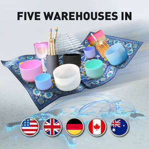 Harpe chantante en quartz à bas prix avec fleur, 8 tubes, thérapie musicale, étui de transport, maillet gratuit - Product Image 6