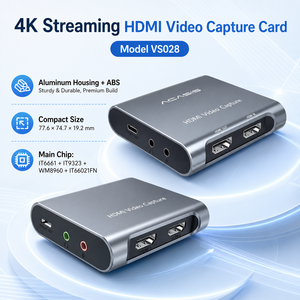Carte de Capture 4K30 USB3.0 1080P60 avec Sortie en Boucle, Entrée Micro 3.5mm et Sortie Audio Plug & Play pour Caméra, MP4, Jeux et Streaming en Direct - Product Image 5