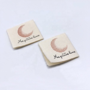 Etiqueta de impresión de algodón <span class=keywords><strong>para</strong></span> ropa Logotipo de impresión personalizado Etiqueta de impresión de camiseta - Product Image 3