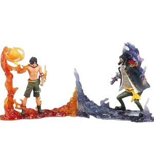Venta completa de fábrica OEM Pvc costom Juguetes Decoración una pieza Anime figura <span class=keywords><strong>Manga</strong></span> <span class=keywords><strong>Ace</strong></span> Luffy hermano con caja de color figura de Anime - Product Image 1