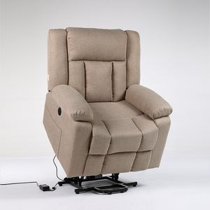 Elektrischer Lift-Liegestuhl aus Mikro faser gewebe Ausziehbarer Freizeit stil für ältere Menschen für Home Office-und Wohnzimmer möbel - Product Image 1