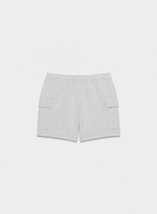 Pantalones Cortos de <span class=keywords><strong>Mujer</strong></span> Grises de Moda OEM, Nuevos, de Algodón Grueso y Suave con Bolsillos, Ropa de Estar por Casa, Estilo <span class=keywords><strong>Cargo</strong></span> - Product Image 6
