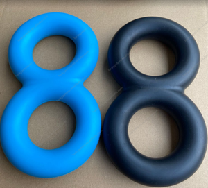 Yıkılmaz doğal kauçuk eğlenceli sekiz şekilli 8 şekil dayanıklı yıkılmaz köpek oyuncak çiğnemek - Product Image 3