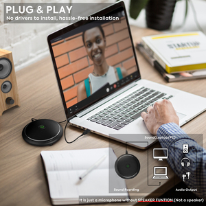 Cmteck M003 Hội Nghị USB omni-directional Condenser Microphone Máy Tính Mic Cho Studio Ghi Âm Video Máy Tính Để Bàn Mic Với Mute - Product Image 4