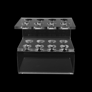 Medische Kwaliteit Acryl Reageerbuisstandaard | 8-gaats Organizer Voor Prp/<span class=keywords><strong>Prf</strong></span>, Bloedmonster & Centrifugebuizen - Product Image 2