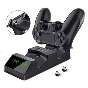 <span class=keywords><strong>PS4</strong></span> ince Pro kablosuz kontrolörleri için denetleyici şarj şarj standı <span class=keywords><strong>Dock</strong></span> plastik çifte şarj makinesi istasyonu - Product Image 1