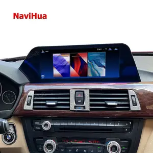 Navihua rádio multimídia automotivo, rádio multimídia com tela sensível ao toque de 10.25 polegadas e navegação gps, android, para bmw f30 3 4 séries nbt
