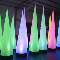 Arche de ballons gonflables pour publicité extérieure et fêtes intérieures avec piliers lumineux LED étanches