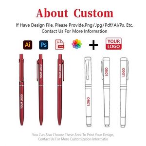 Bolígrafos Personalizados al por Mayor con Logotipo Grabado para Publicidad, Eventos Empresariales, Reuniones, Regalos Promocionales - Product Image 2