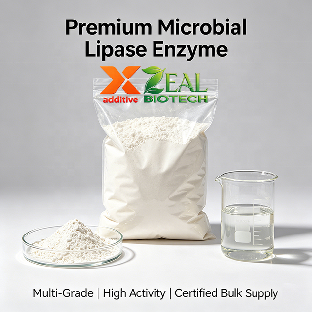 ZEAL Premium Microbial Lipase Enzyme (Animal-Derived) | Food/Feed/Industrial/Pharma Grade for Baking Dairy Detergent Biodiesel
