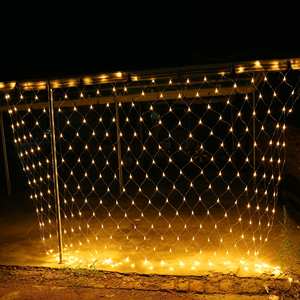 Guirlande lumineuse féerique en filet à lumière LED, 2x2M, 3x2M, 6x4M, rideau de fenêtre décoratif, éclairage mural pour fête de mariage - Product Image 2